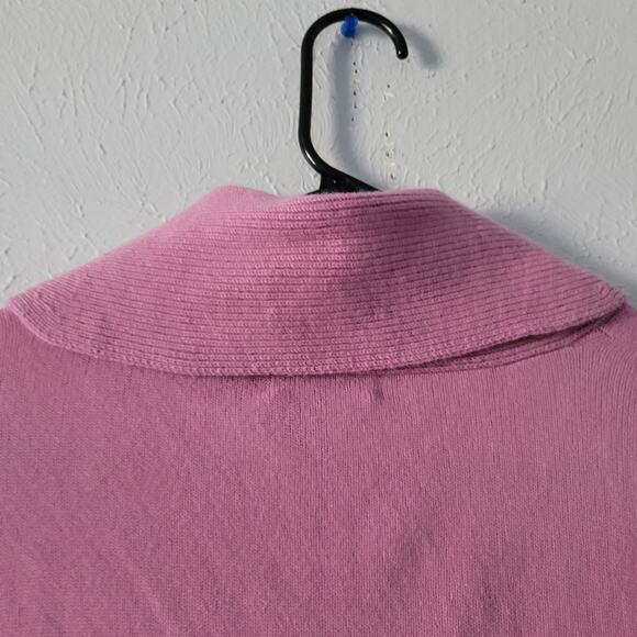 Lord & Taylor Cashmere V-neck Sweater - Picture 5 of 12